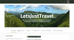 Desktop Screenshot of letsjusttravel.com